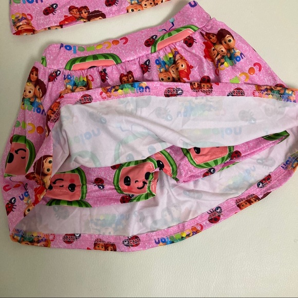 Cocomelon Cute Pink Crop Top Skort Set - Picture 4 of 11